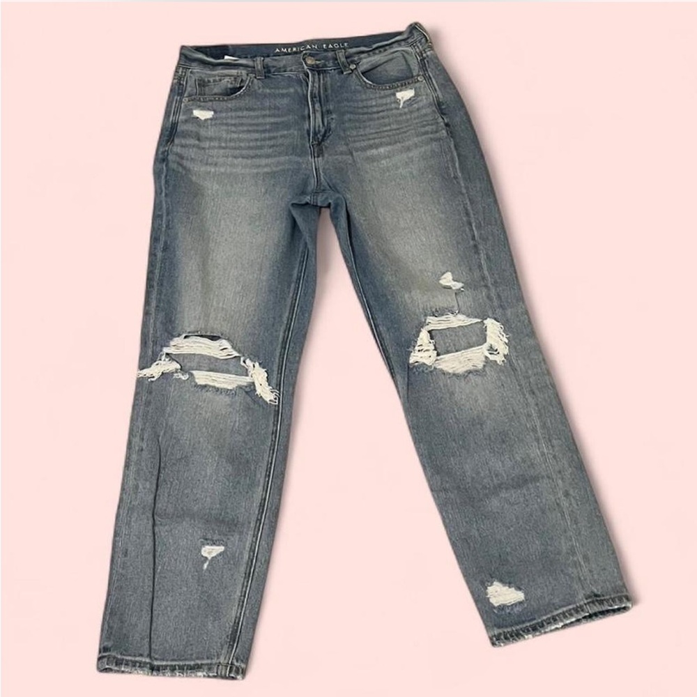 American Eagle Outfitters Women's Ripped Blue Jeans